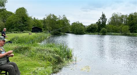 barn elms trout fishery.